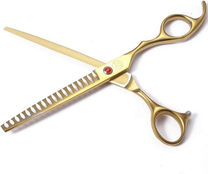 Salon-Grade Dog Grooming Shears Set — 5-Piece Professional Kit (Japanese Steel)